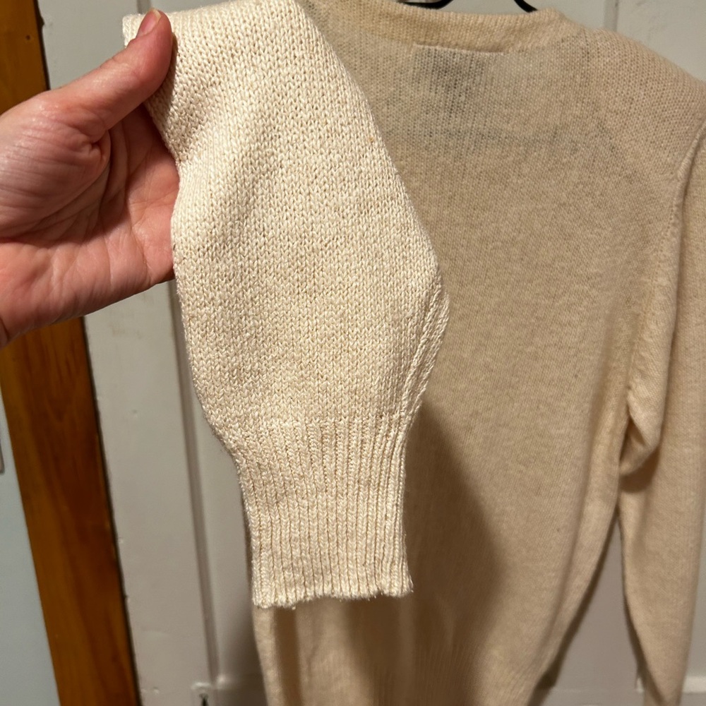 Vintage Raqul silk/angora sequin sweater - Picture 7 of 7